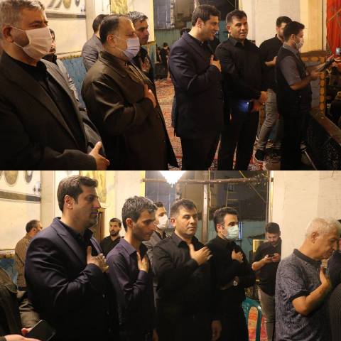 حضور شهردار در مراسم عزاداری سرور سالار شهیدان 
